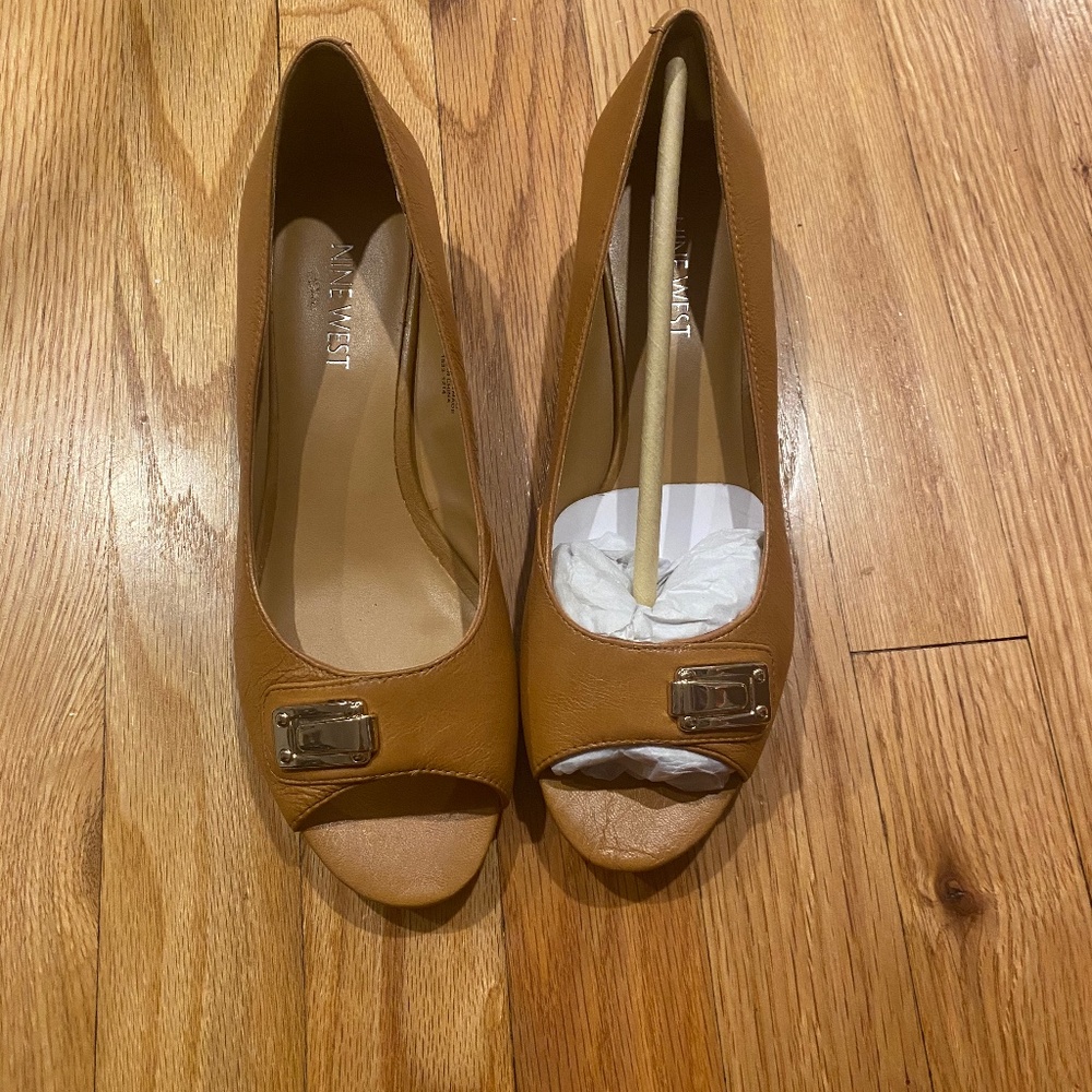 Open toe Nine West shoes
